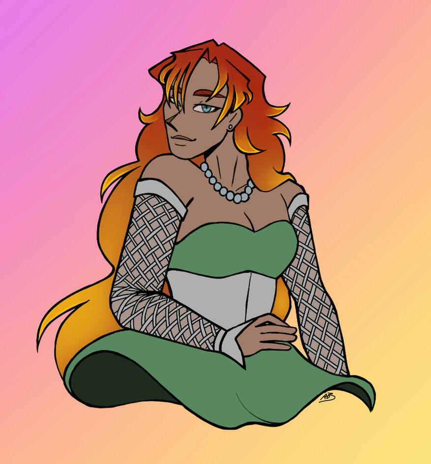 half body, colored, background n/a
